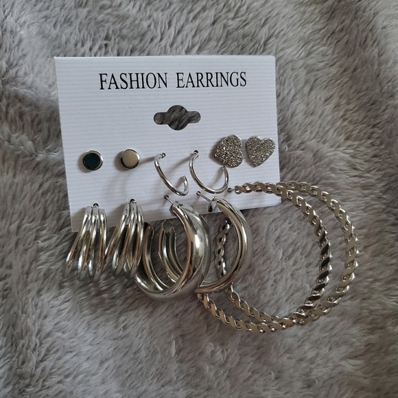 Fashion Earrings, Variety Set Hypoallergenic - Picture 1 of 3